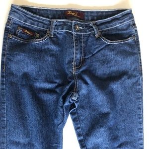 LING'S Women/Junior Jeans Size 7/8 Straight Leg St